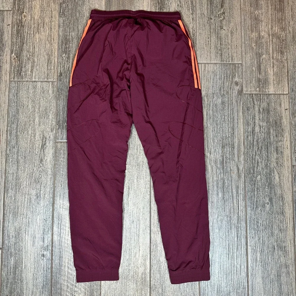 Adidas Originals Flamestrike Woven Track Pants DU8129‎ Men's M Maroon/Orange